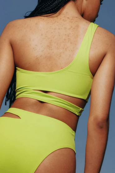 One-Shoulder Asymmetric One-piece Swimsuit