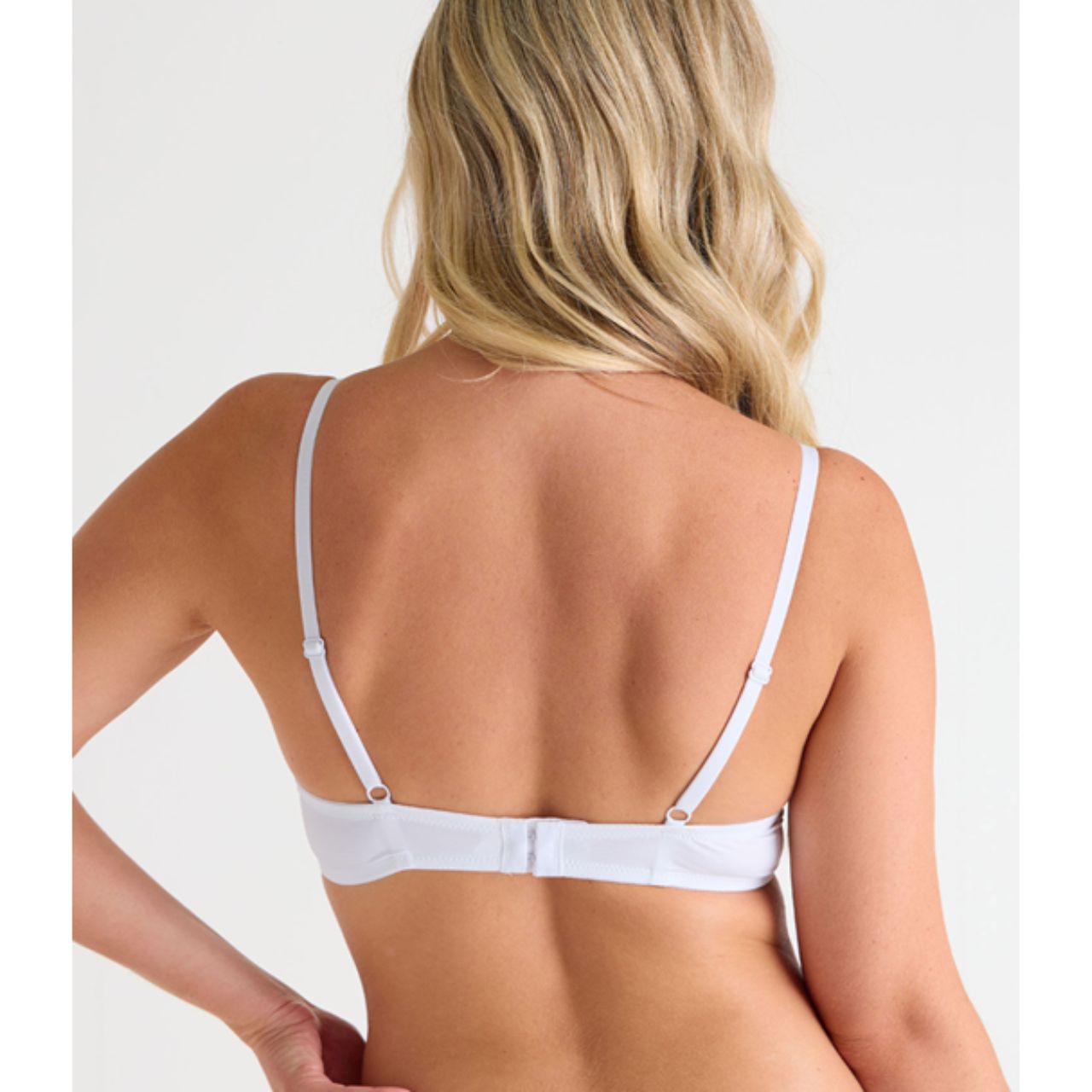 White Plunge Core Bra