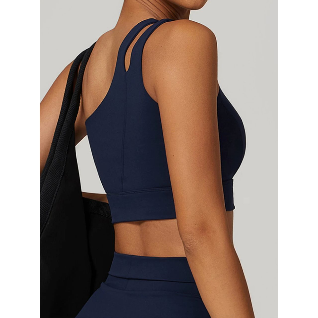 One-Shoulder Quick-Drying Sports Bra