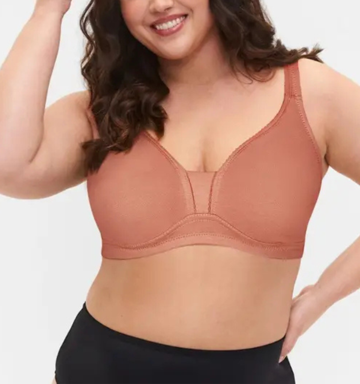 Moulded Plung Plus Size Bra