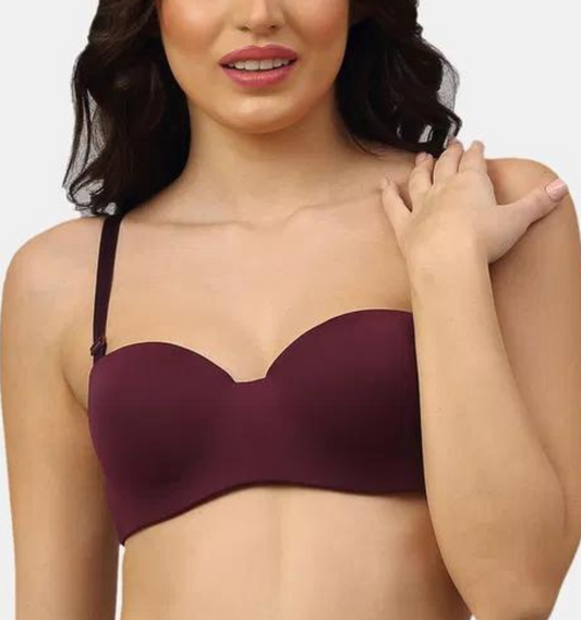 Padded Demi Coverage Strapless Bra