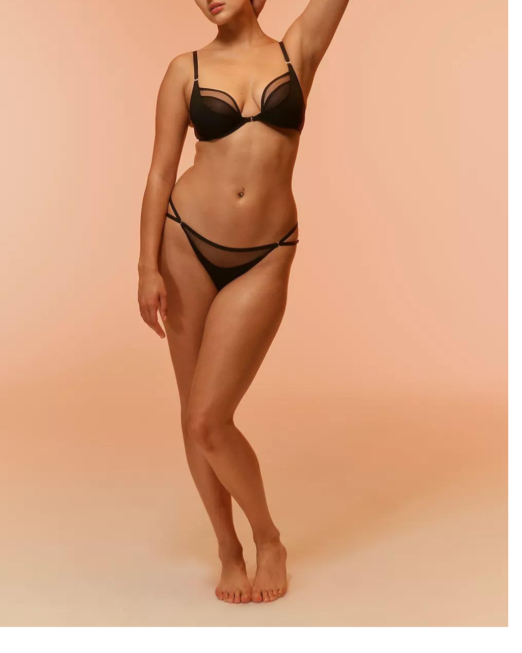 Minimalist Micro Unlined Plunge Bra