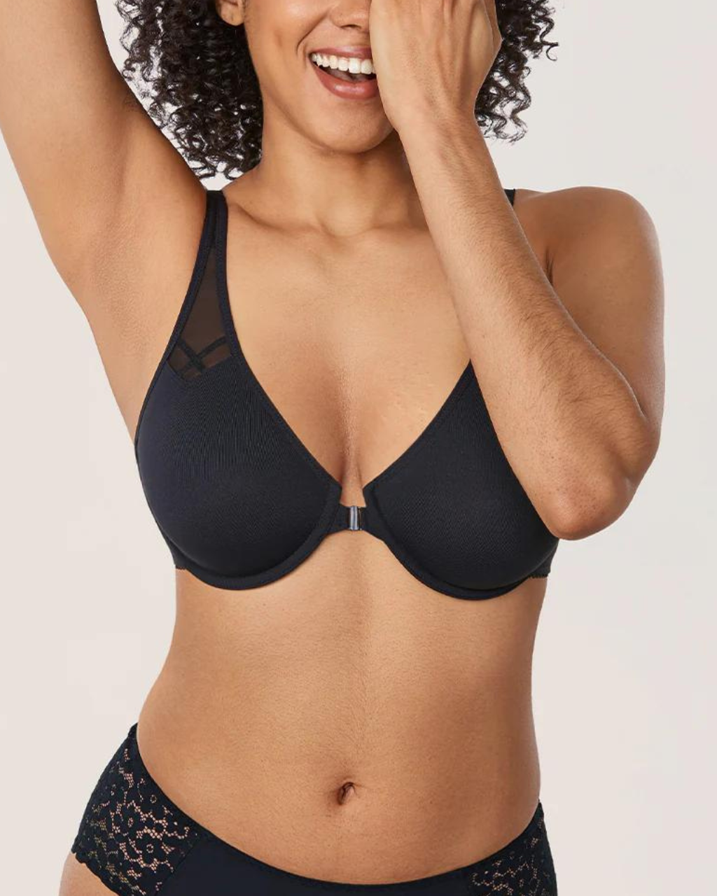 Front Closure Unlined Bra