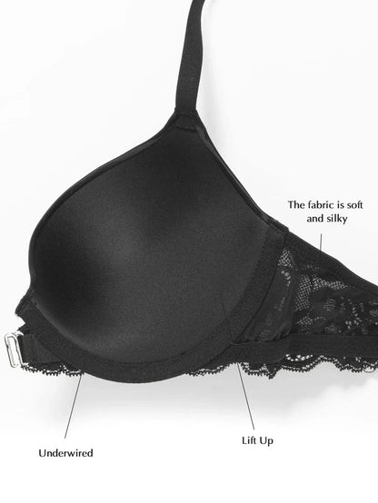 Front Closure Push Up Bra