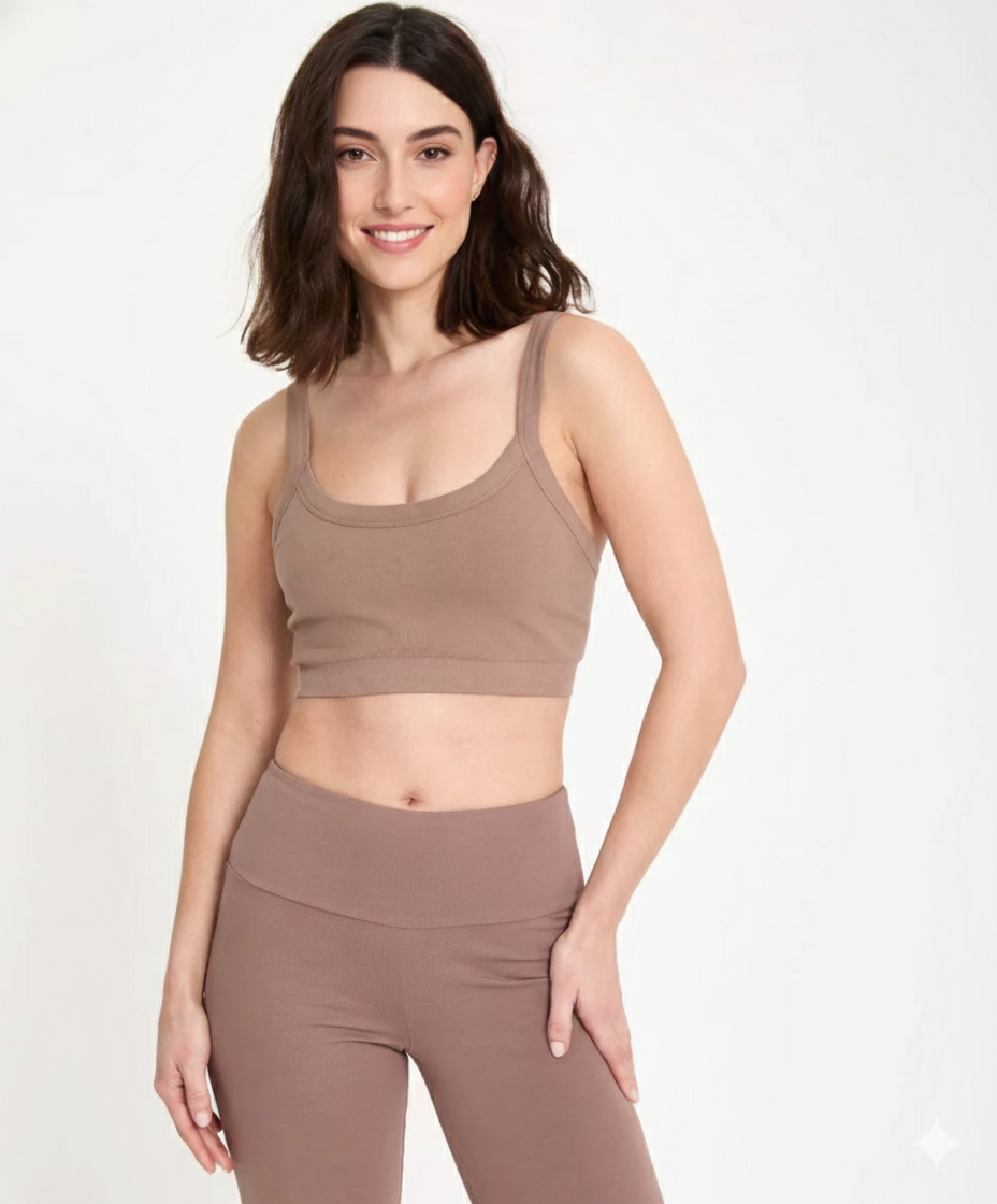Scoop Neck Yoga Bra