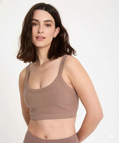 Scoop Neck Yoga Bra